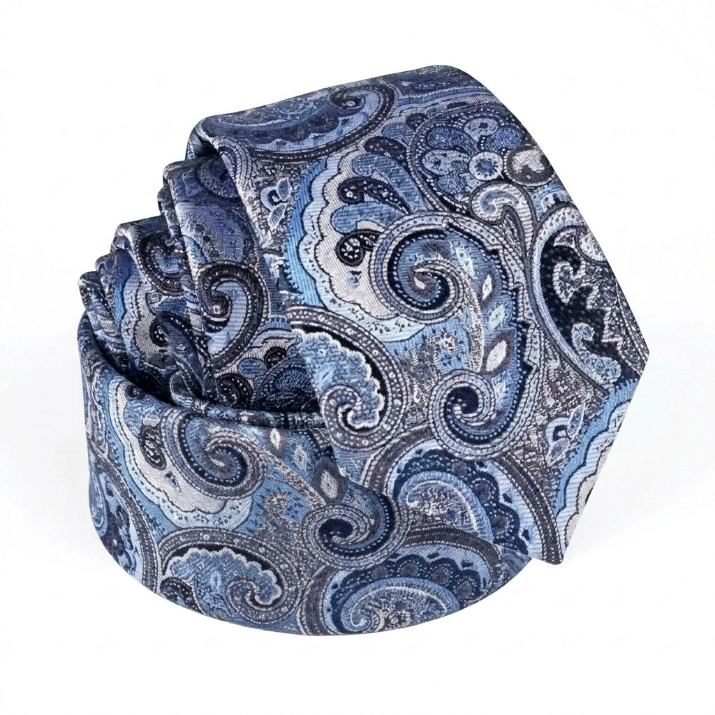 Pánska kravata SKY BLUE PAISLEY